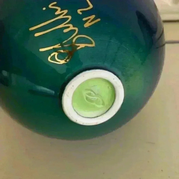 vintage signed peter collis hand made studio pottery vase new zealand - Picture 5 of 9